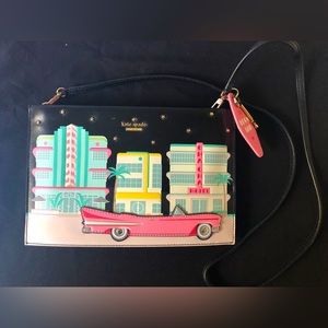 Vintage Pink Cadillac Kate Spade Crossbody Purse